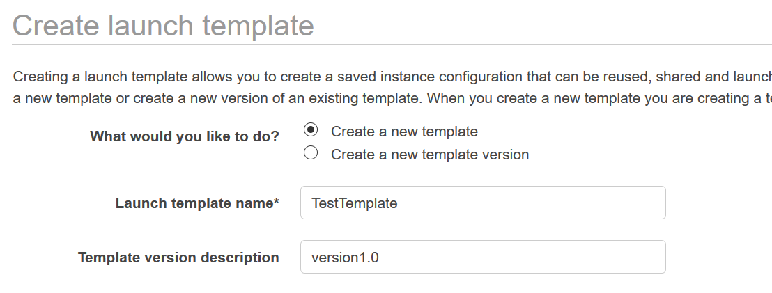 新機能 launch template でuserdataをバージョン管理する サーバー
